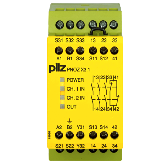 774321 New PILZ PNOZ X3.1 230VAC 24VDC 3n/o 1n/c 1so